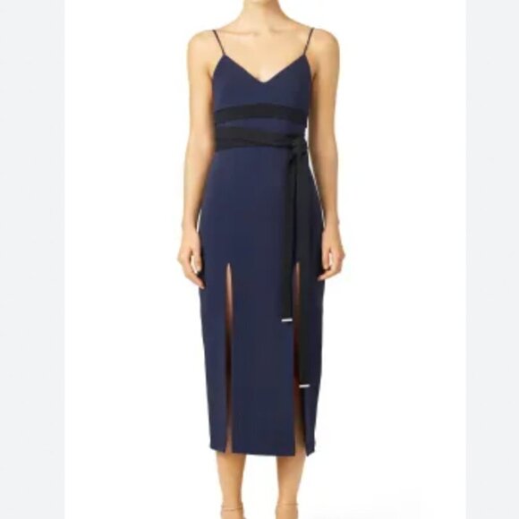 David Koma Wraparound Exposed Zipper Dress Size 8 EUC - Picture 6 of 6